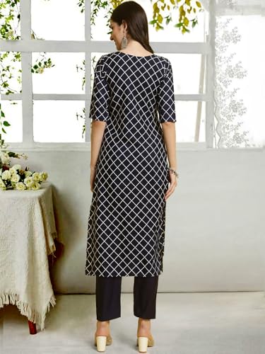 Image of Tee Projekt Straight Kurta & Pant for Women Ethnic Kurta Set for Women (Pack of 2)