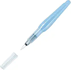 Pincel Aquash Brush com Reservatório de água Pentel Ponta Media Transparente