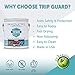 Trip Guard - Clear Anti Slip - Safety Tile and Floor Treatment - Commercial Grade Textured Non Slip Coating for Stairs, Floors, Walkways, Concrete, Decks, Pickleball Courts - Elimate Slippery Surfaces