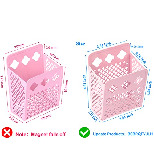 Sanpaint Magnetic Pencil Holder - Magnetic Locker Organizer, 1 Pack Pen Holder Locker Accessories For School And Office, Pink #TOP5