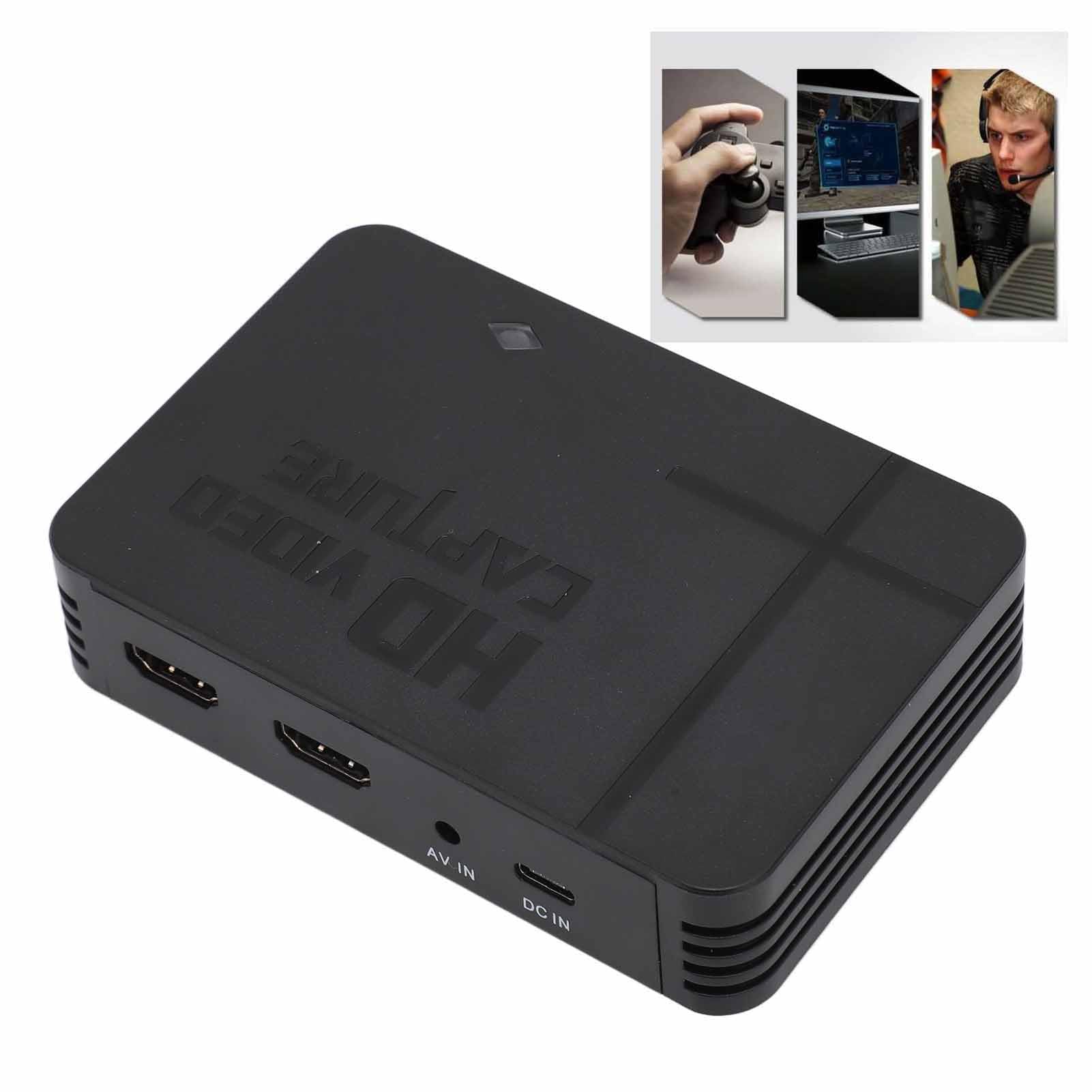 Annadue Tarjeta de Captura, Dispositivo de Captura de Vídeo USB HDMI, Grabadora de Vídeo 1080P 30 Fps para Juegos, Radiodifusión, Videoconferencia