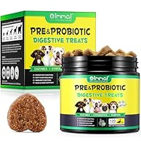 Probiotische Kausnacks für die Verdauung, 120 Stück Hunde Probiotika als Leckerli(Entenaroma 120PCS), Empfindliche Bäuche, Wachsartige und Juckende Ohren (300g)