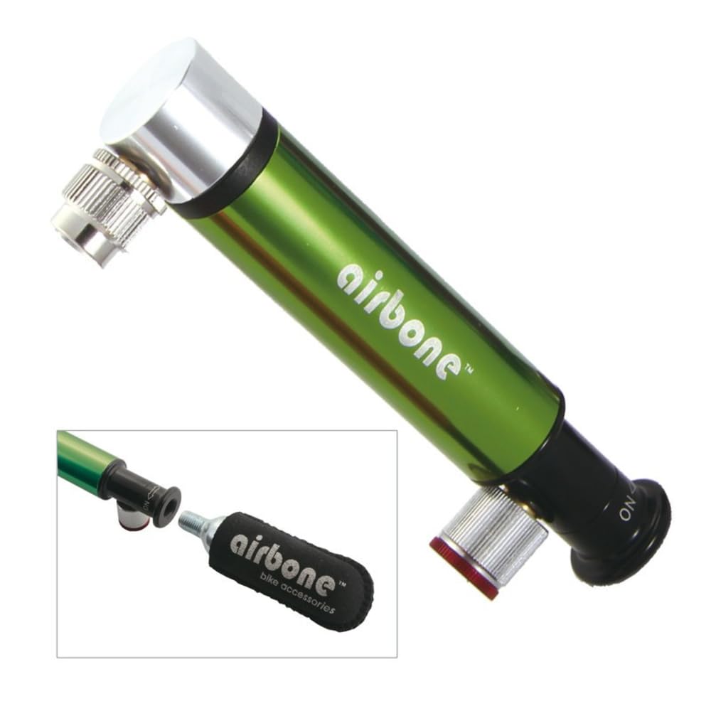 Mini Pompe Airbone Rouge - Portable Pour Vélo Et Gonflage Urgence