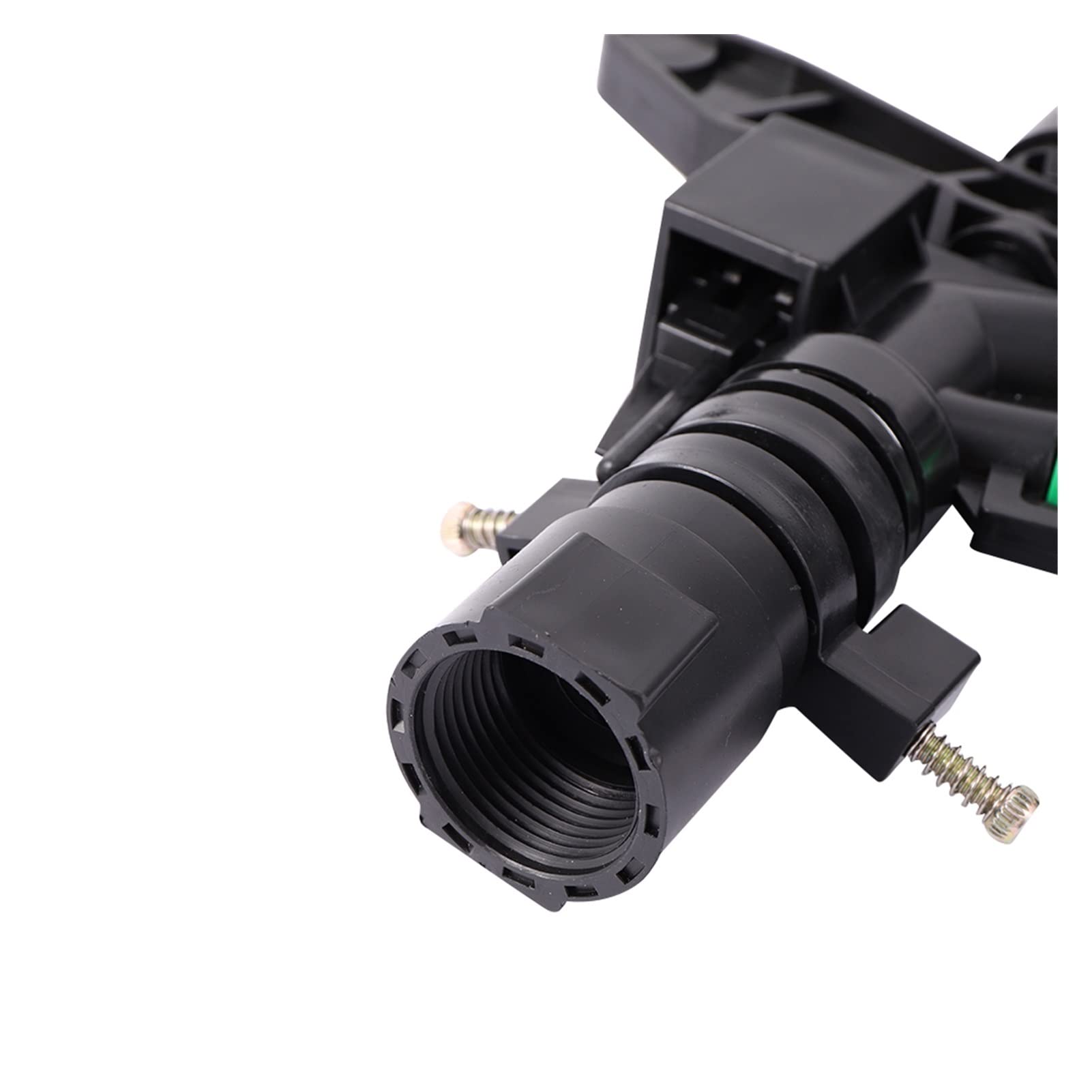 Garten Rasen Sprinkler Bewässerungssystem 2.5 cm Innengewinde Kunststoff 360° Lange Wippregner Drehwippe Sprühen mit Halterung Gartenbedarf Sprühen