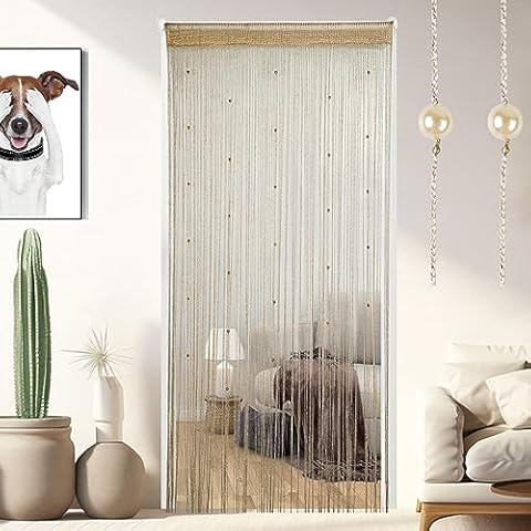 Vagasi 2 Pack Beaded Curtains for Doorways Cover