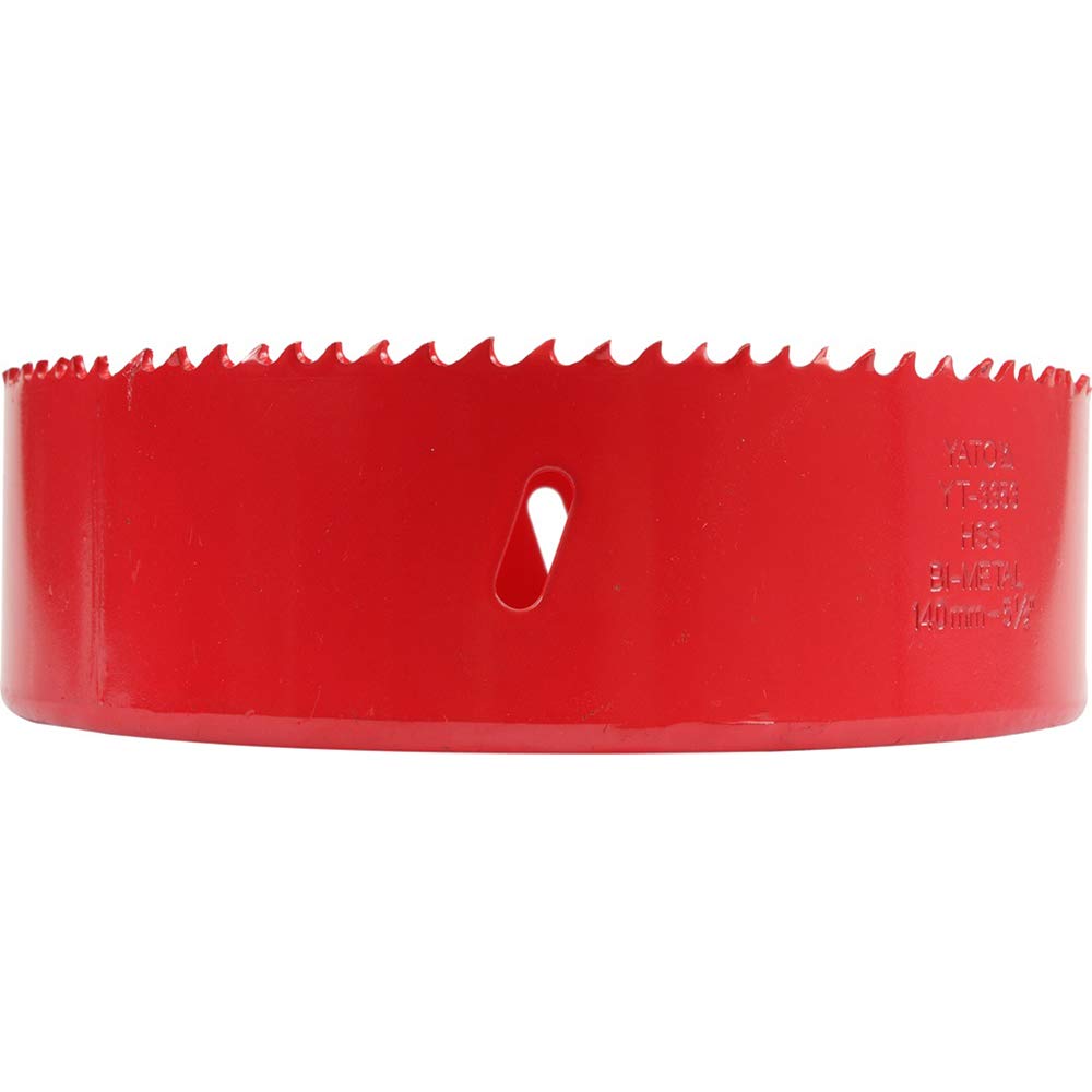 Yato YT-3353 Bimetal Hole Saw 140mm|Alloy Steel|Cutting Depth 40mm|Red|Mechanical|Automobile|Industrial Tools|Power Tools|Wood|Saw Cutter|Drilling|Pipe|Wood|mm|Orange|Home Tools|High Speed (B0861NX3F9) Amazon Price History, Amazon Price Tracker