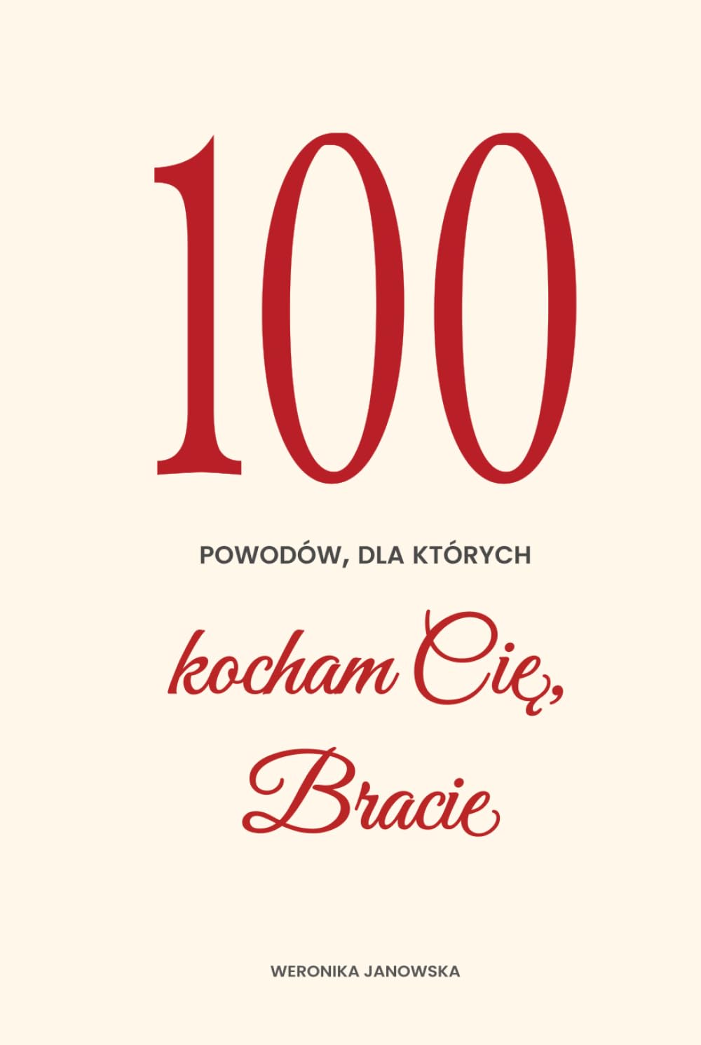 100 powodów, dla których kocham Cię, Bracie