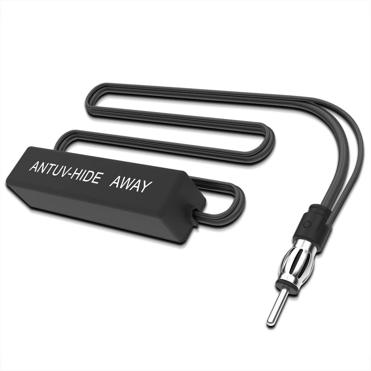 Spec-D Tuning 12V AM/FM Hidden Amplified Antenna Cable Electronic Radio Stereo Kit For Cars Trucks Boats RV