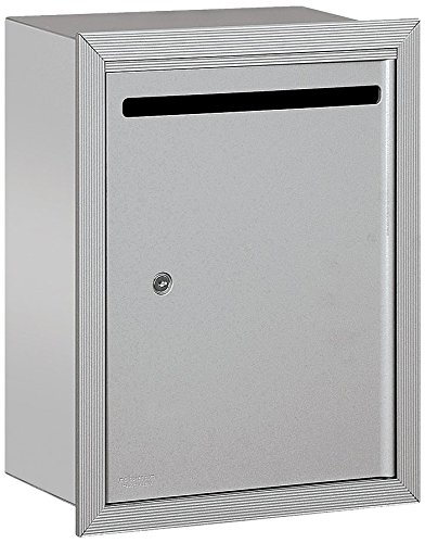 Black Friday 🔥 Salsbury Industries 2245AP Standard Recessed Mounted Letter Box with Commercial Lock, Private Access, Aluminum