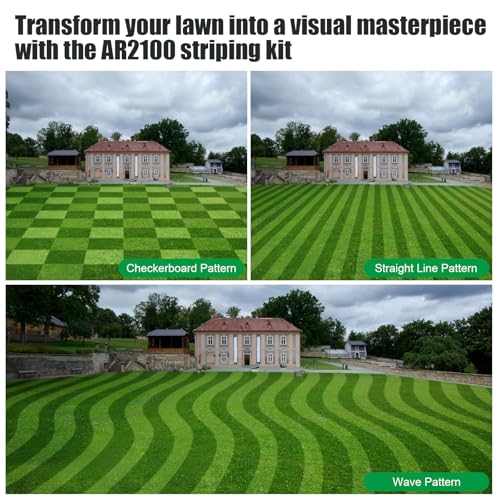 AR2100 21inch Lawn Striping Kit for EGO 21\" Walk Behind Push Mower, Lawn Striper Compatiabl with EGO 21\" Mowers