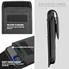 Porta teléfono para cinturón para hombres, compatible con iPhone 16, 16 Pro, 15, 15 Pro, 14, 14 Pro, 13, 13 Pro, 12, 12 Pro, 11, 11 Pro, XR, Samsung Galaxy S24, S23, S22, con clip y bolsillo 8