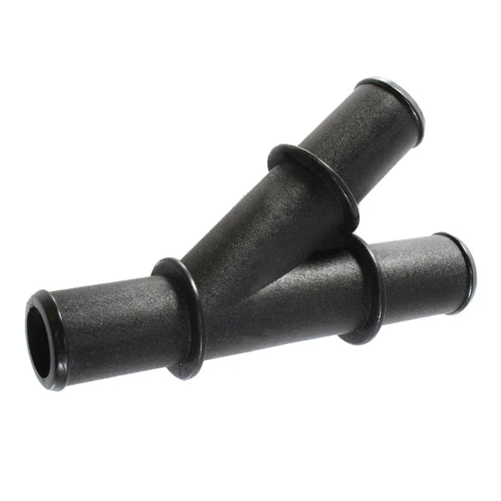 sjniosn Car Black Y Heater 3 Way Water Hose Pipe Fitting Barb Connector Fit for PA66 & GF30 Accessories