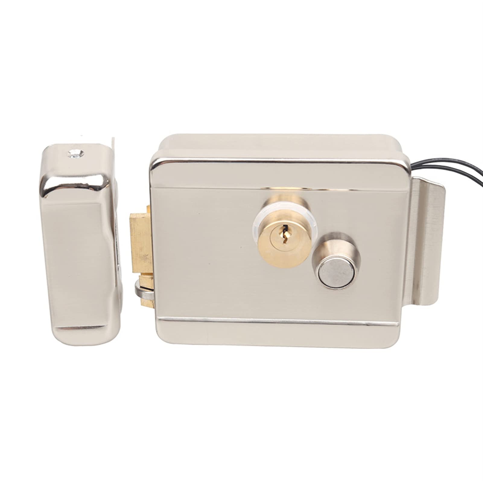 Abridor de puerta de Garaje, Bloqueo de control eléctrico de bloqueo de puerta magnética electrónica for 1 2V DC Sistema de control de acceso Video Intercom Puerta Sistema telefónico(A Left Open 1)