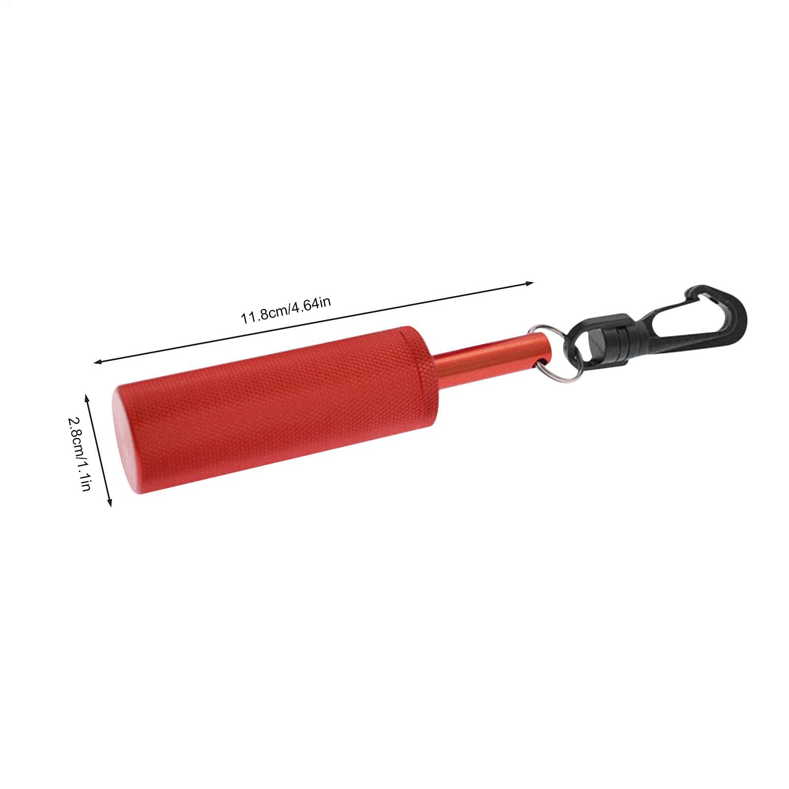 Hochet de plongée - Shaker de plongée, Shaker sous- en d'aluminium pour plongée sous-Marine avec Clip | Dispositif de Communication sous-Marine, Cloche de signalisation, générateur Bruit