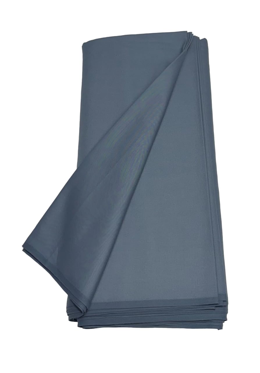 BKRKJ for Women & Men Merino Wool Spun Fabric for Stitching Woollen Suits Salwars Shirts Kurta Pyjama Pathani Suits Blouse Scarf Patiyala Chudidar,Grey 150 (1.5 Meter)