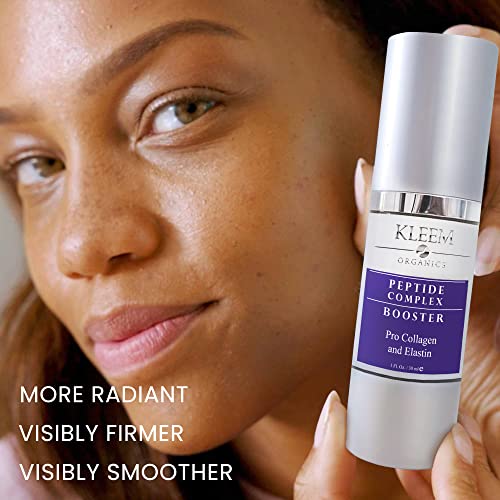 Collagen Peptide Serum For Face With Hyaluronic Acid & Amino Acids - Firming Collagen Serum For Face To Reduce Wrinkles, Even Skin Tone & Texture - Organic Collagen Face Serum For Radiant Skin – 1 Fl. Oz #TOP6