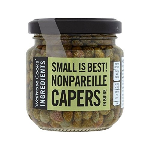 Cooks' IngredientsNonpareille Capers Waitrose 142g - Pack of 2