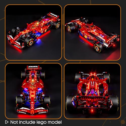 Image of LIGHTAILING Light for Lego-42207 Ferrari SF-24-F1 Car - Led Lighting Kit Compatible with Lego Building Blocks Model - NOT Included The Model Set