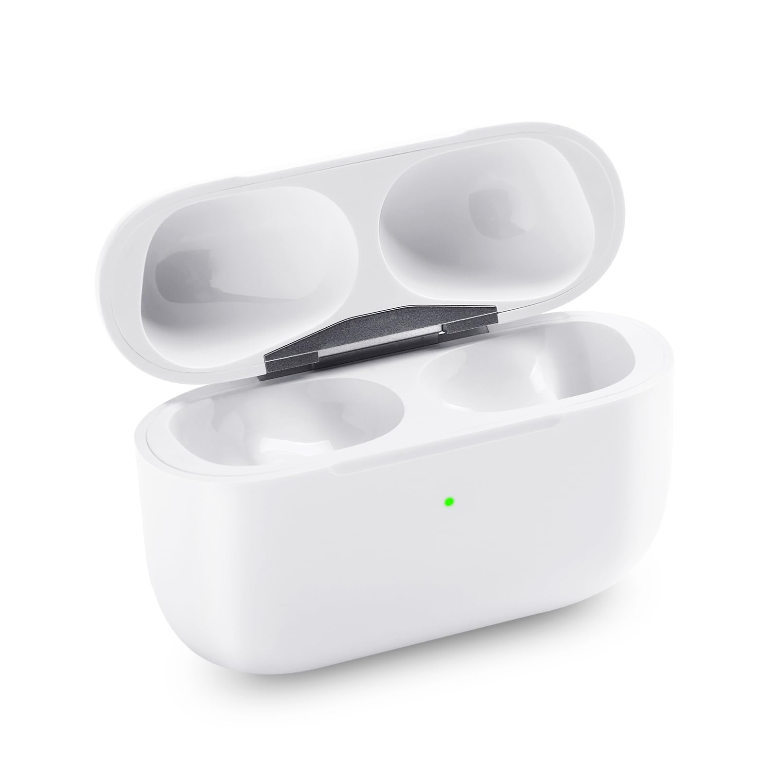 Wireless Charging Case Compatible with Airpods Pro 2nd & 1st Generation (USB-C), Replacement Charger Case Only with Bluetooth Pairing Sync Button No Earbuds - White