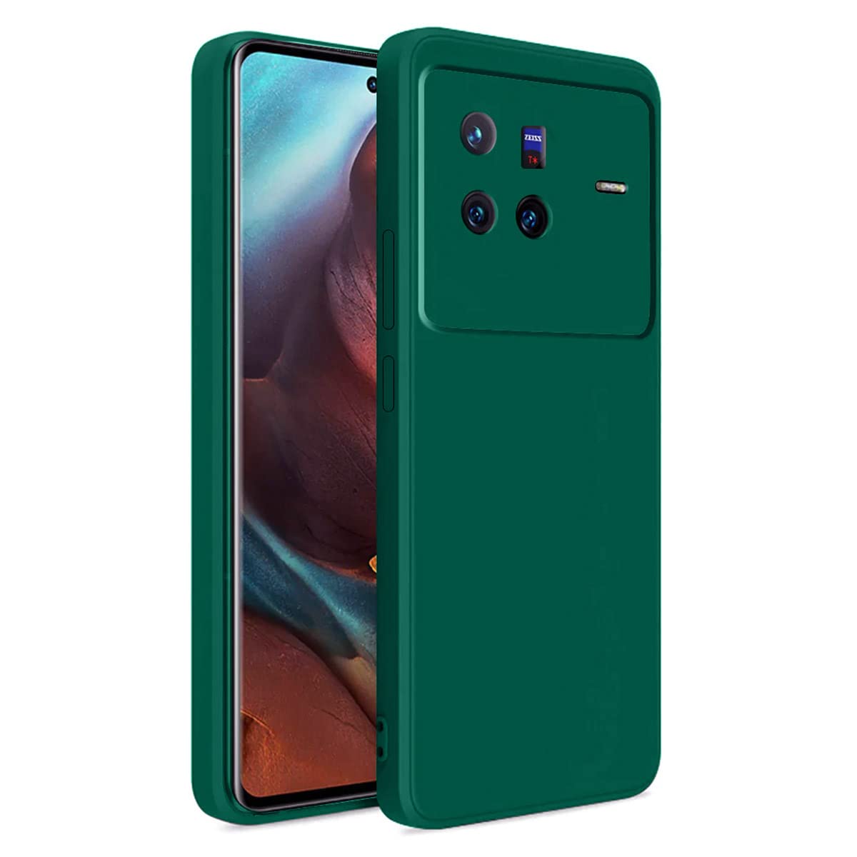 Vivo X80 Silicone Case - Pink by LIRAMARK -10