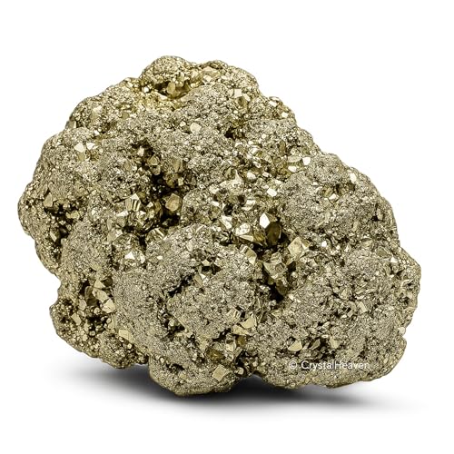 Image of Pyrite Stone Original Cluster Samples - High Energy Natural Iron Pyrite Stone Gold Rock Reiki Crystal Used for Increased Willpower and Manifestation (30-40 KG Pyrite)