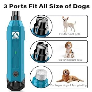   Casfuy-6-Speed-Dog-Nail-Grinder-Newest-Super-Quiet-Pet-Nail-Grinder-Rechargeable-Electric-Dog-Nail-Trimmer-Professional-Paws-Grooming-Smoothing-Tool-for-Large-Medium-Small-Dogs-Bright-Blue