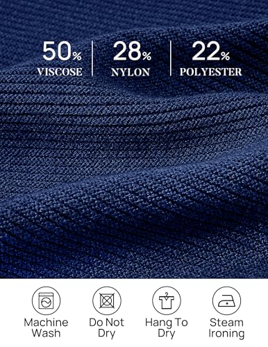 Image of ZESICA Women's Fall Mock Neck Cropped Sweaters 2026 Long Sleeve Soft Ribbed Knit Pullover Tops Winter Fashion Outfits
