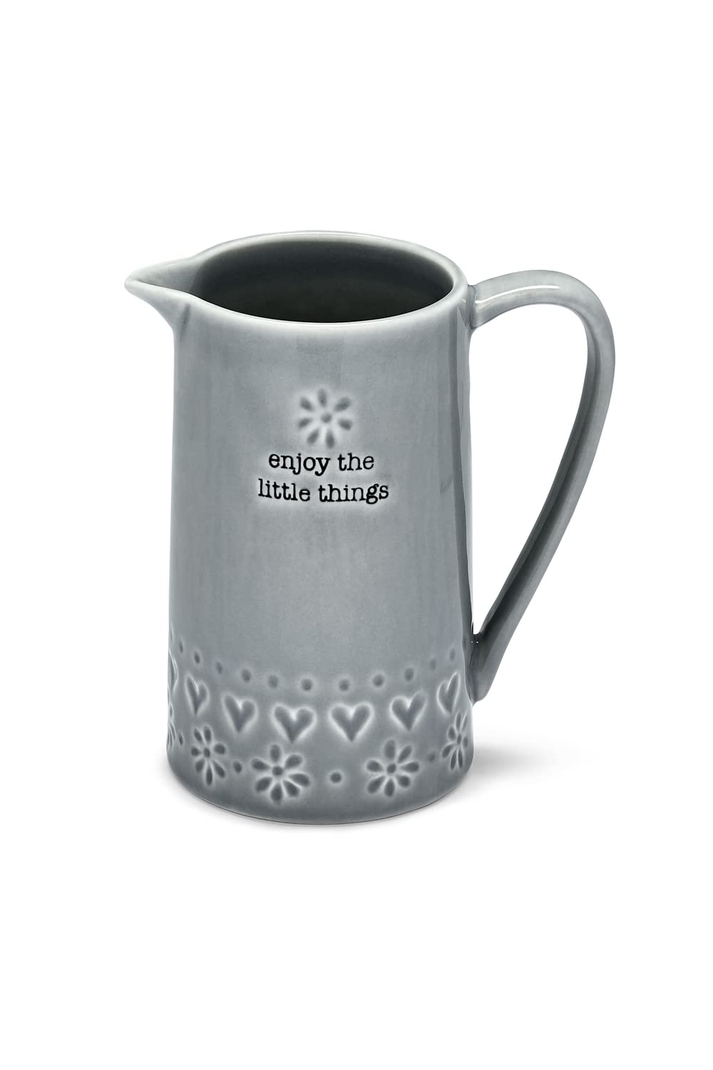 Cooksmart British Designed Small Jug | Ceramic Jug for Multiple Use in The Kitchen | Jugs for Everday Use - Purity