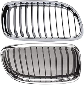 Bapmic 51137201967 Front Left & Right Black Kidney Grille Kit for BMW E90 E91 LCI 323i 325i 330i 335i (Pack of 2)