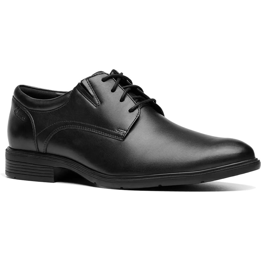 Clarks Steadwell Lace Mens Black Leather, 7.5