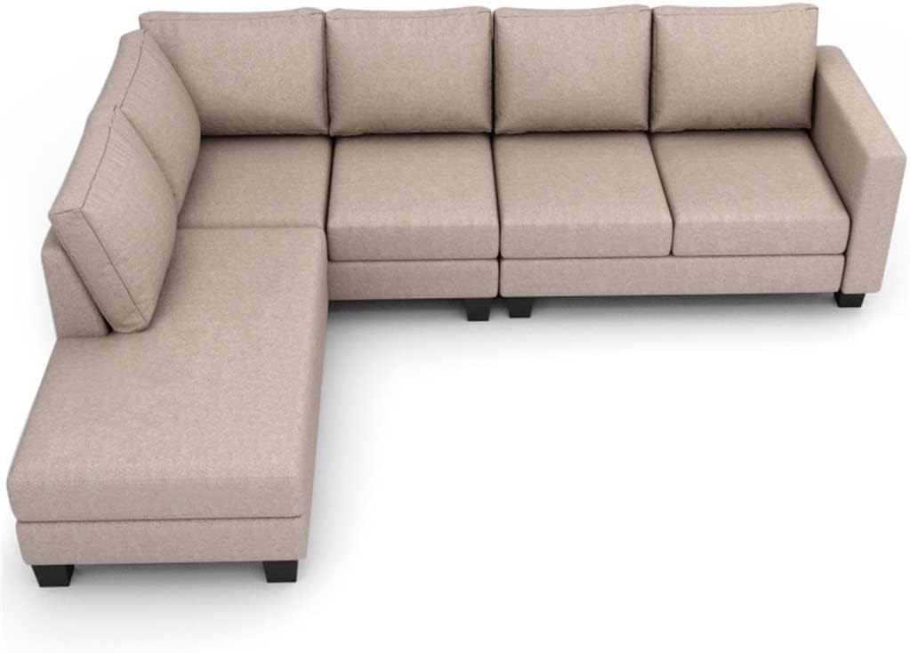 Corner Sofa L Shape Art Combination Left Arm Recliner Living Room Home Furniture