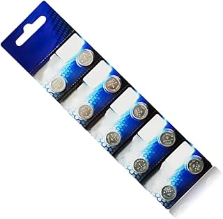 Set Of 10 AG12 LR43 Alkaline Button Batteries 1.5V Coin Cell For Organizers And Remote Controls