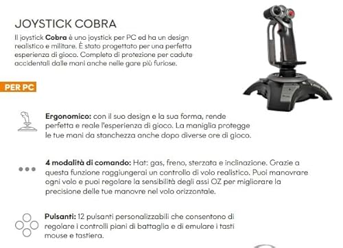 Xtreme videogames Joystick Cobra 12 Keys Game pad Compatibile PC 94278 - Controller - Immagine 3