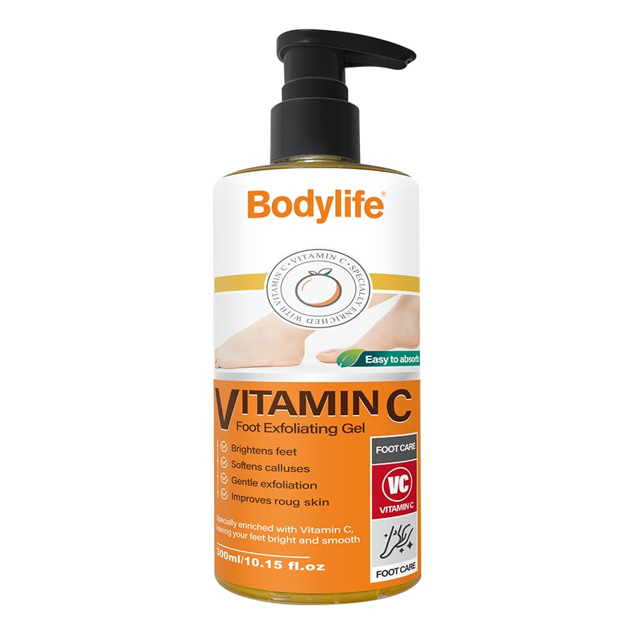 Vitamin C Foot Exfoliating Gel 10.15 fl oz Foot Peeling Gel ...