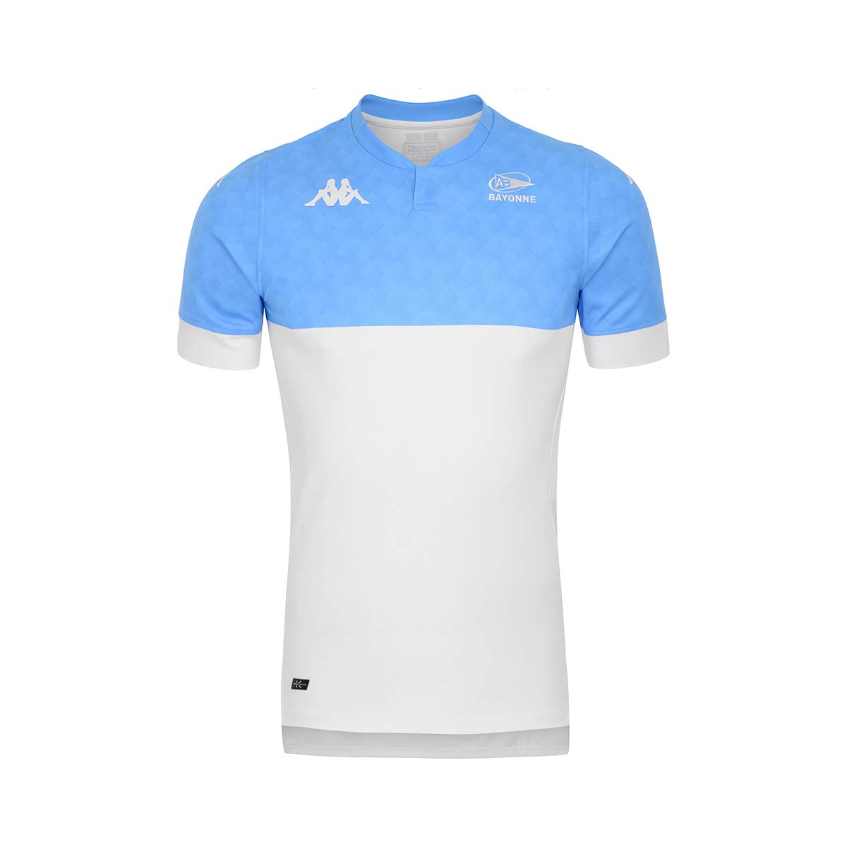Kappa - Maillot Kombat Home Aviron Bayonnais - Man - 3XL - Blanc, Bleu Ciel