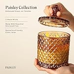 Large Wood Wick Jasmine Magnolia Scented Candles,Soy Wax Candle for Home Scented,Long Burning time and Large Glass Jar Candle, Luxury Candle Gift for Women & Men,14.8 oz - Image 4