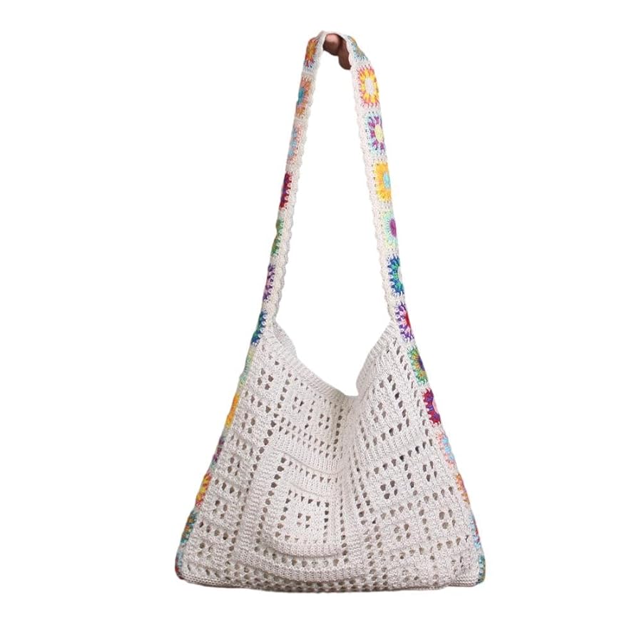 Amazon.com: Crochet Hollow Out Knit Tote Handbags Tote Bag Amazon.com: Crochet Hollow Out Knit Tote Handbags Tote Bag