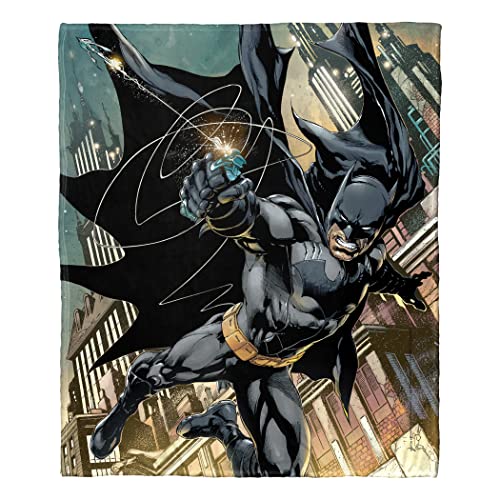 Northwest DC - Batman Silk Touch Throw Blanket, 50" x 60", Swiging in