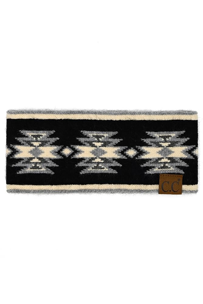 ScarvesMe Women Winter Warm Soft Southwest Pattern Knit Headband Headwrap