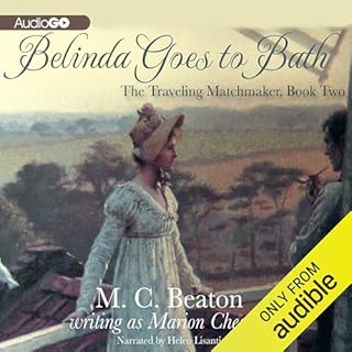 Belinda Goes to Bath Audiolibro Por M. C. Beaton arte de portada