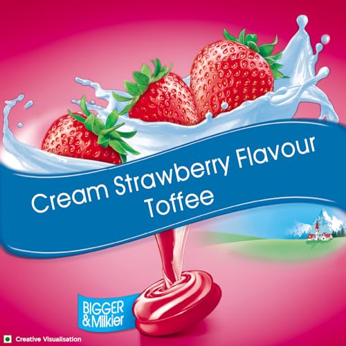Image of Alpenliebe Gold, Cream Strawberry Candy Pouch, 90 Pc, 297 g