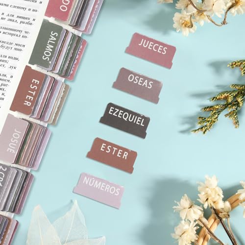 Onglets bibliques pour étudier les textes sacrés avec repères colorés