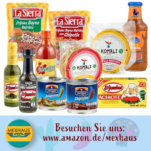 La Fonda Gelbe Maistortillas Mexikanische Tortilla 15 cm je. 500g (2er Pack) - ca. 40 St. Tortillas Mexikanische traditionelle, Tortillas mexicanas de Maiz amarillo für Tacos, Quesadillas & mehr