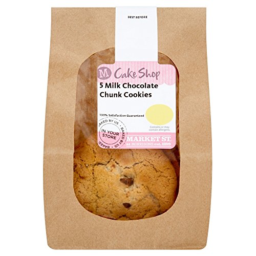 Morrisons Cake Shop Milk Chocolate Chip Cookies 5 Pack