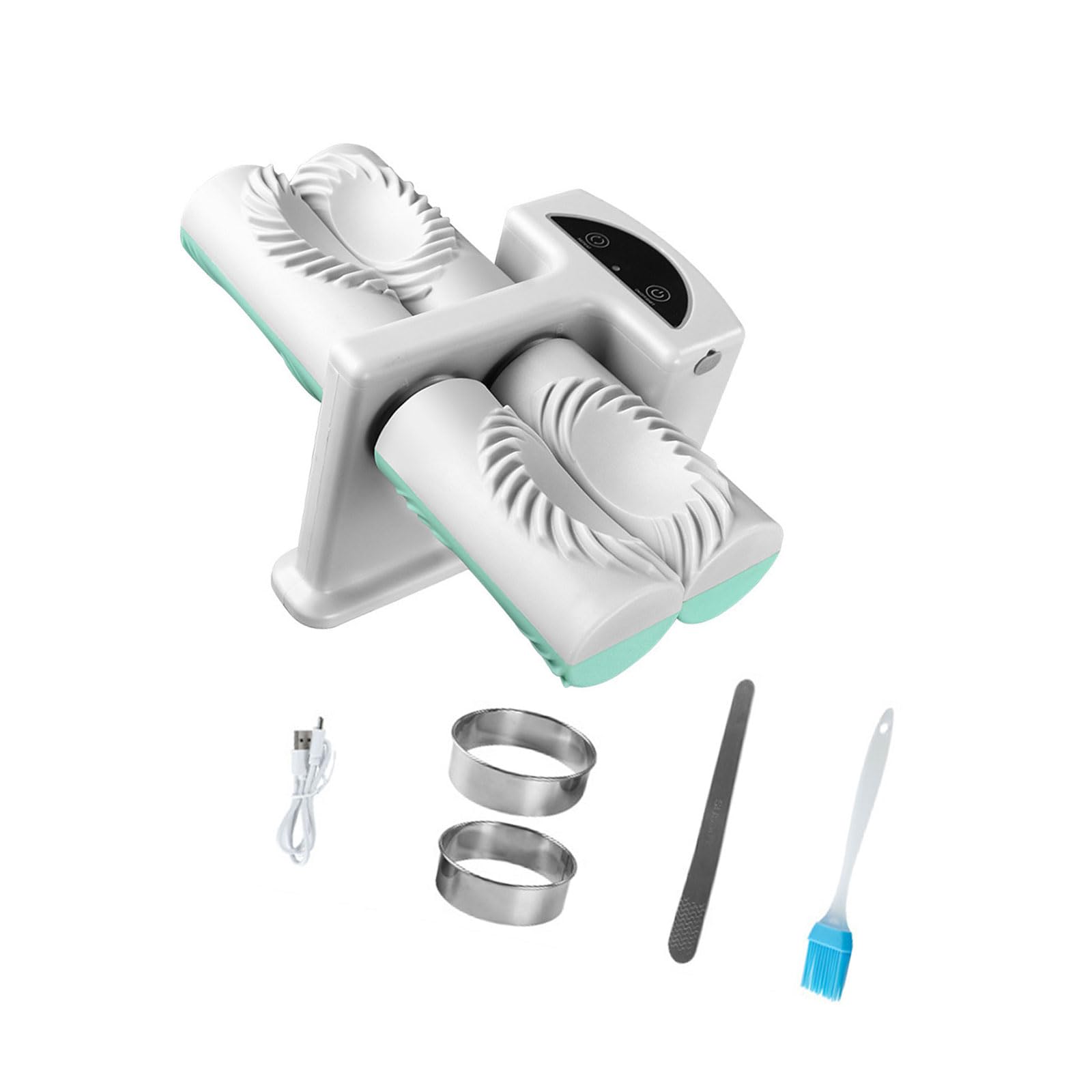 NVOQILIN Automatic Electric Dumpling Maker Machine Electric Dumpling Machine Household Dumplings Press Maker Machines with Spoon