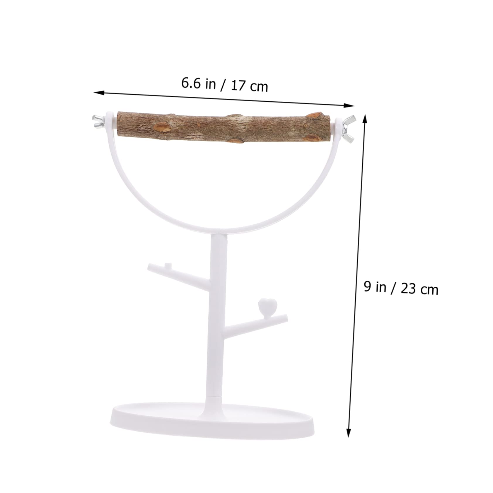 YARNOW 2 Piezas Estante de Entrenamiento Bloques para Masticar pájaros de Juego de Aves Percha Madera Colgador Madera Jaula de pájaros Juguete Percha de molienda de Aves Interior