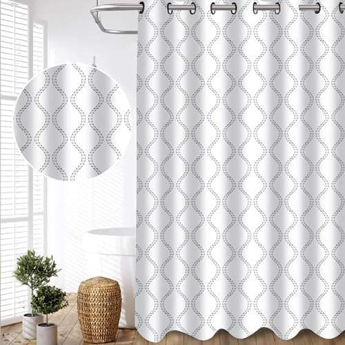 Canadian Linen Beautiful Snack Printed Hookless Shower Curtain for ...