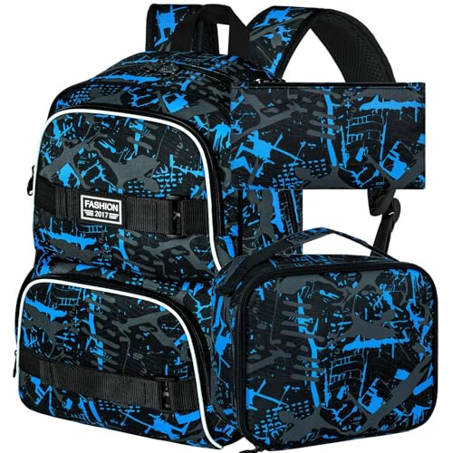 Image of Laptop Backpack, 16 Inch School Bag College Bookbag, Water Resistant Backpacks for Teens Girls Boys Women Men Students