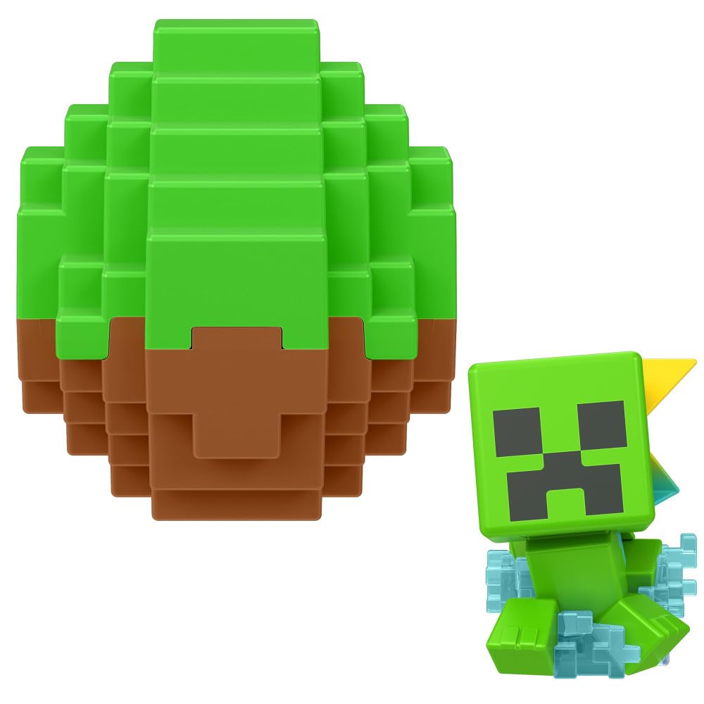 Minecraft Mini Mode Spawn Egg Surprise Figure Pack HXT64, Colourful, 6.35 cm (Height)