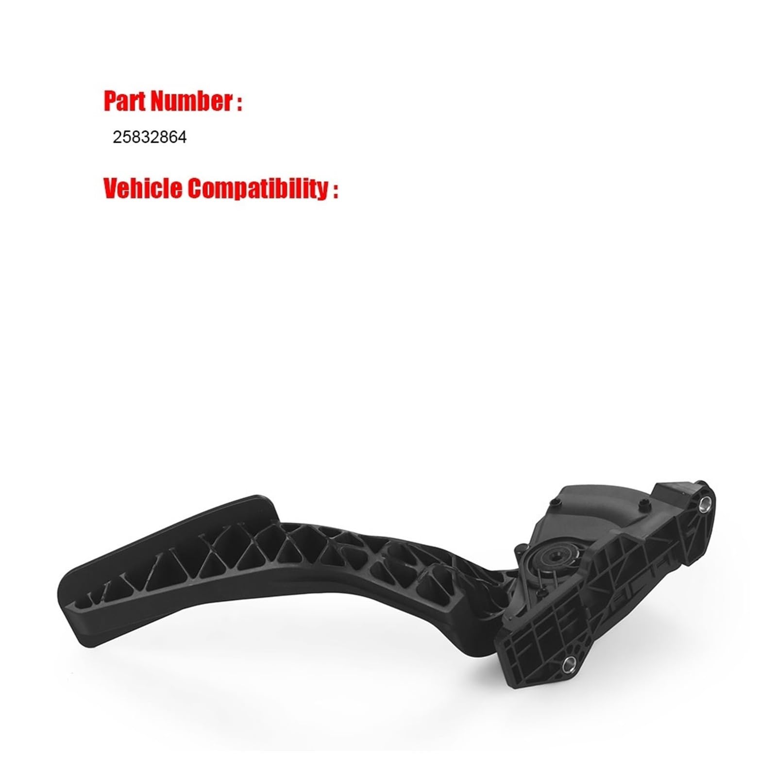 Conjunto de Sensor de posición del Pedal del Acelerador para Gasolina 25832864 para Chevy, GMC, Cadillac y Hummer 15101848 SU9416 15847349